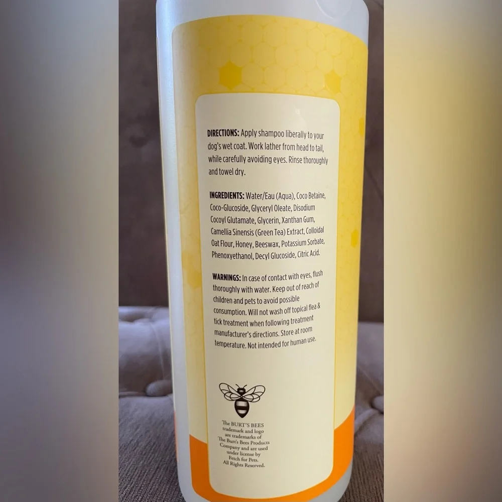 Burt's Bees for Dogs Natural Oatmeal Shampoo with Colloidal Oat Flour and Honey